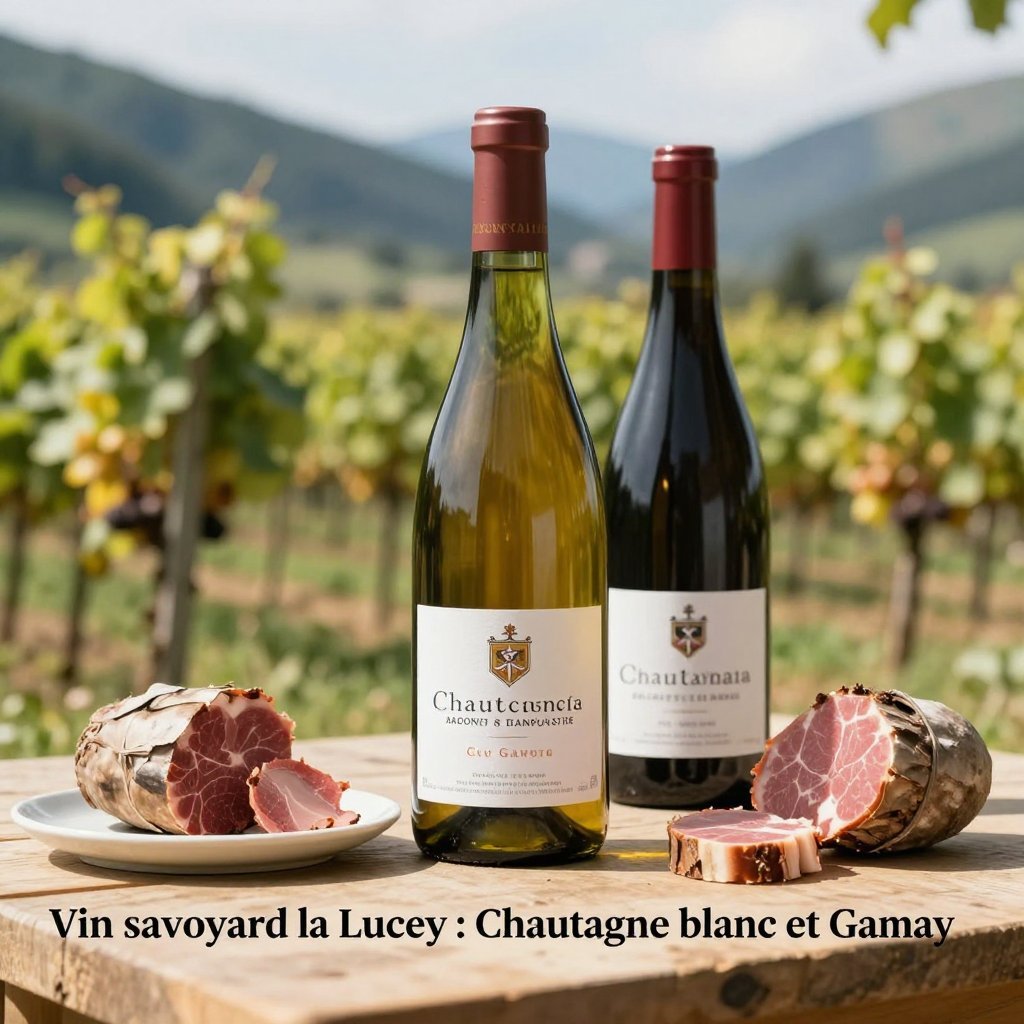 Vin savoyard a Lucey : Chautagne blanc et Gamay, cru lacustre et accords charcuterie
