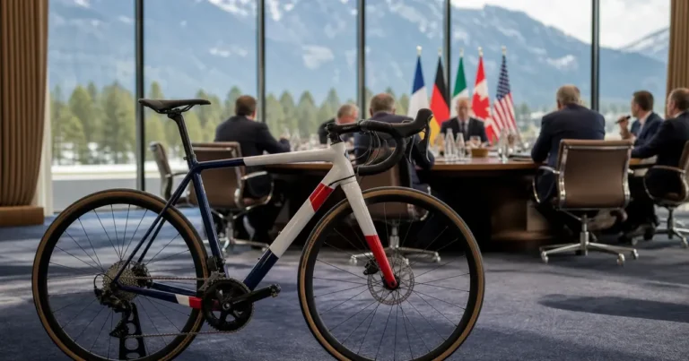 Que raconte le vélo français remis aux dirigeants du G7 pour Haute-Savoie