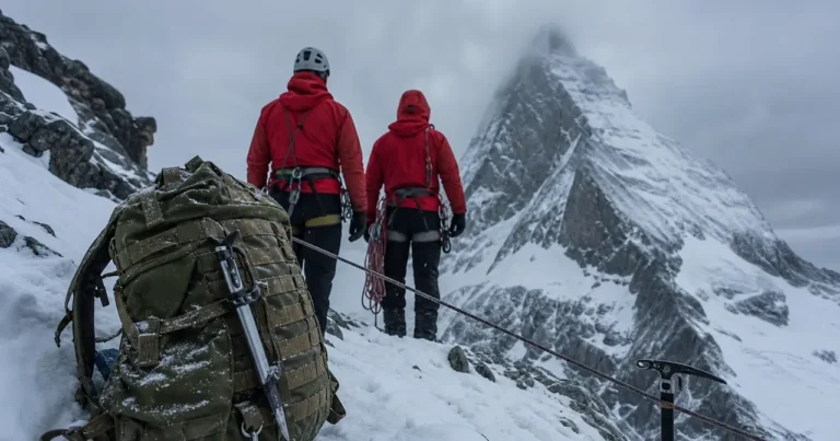 600 mètres de chute au Cervin