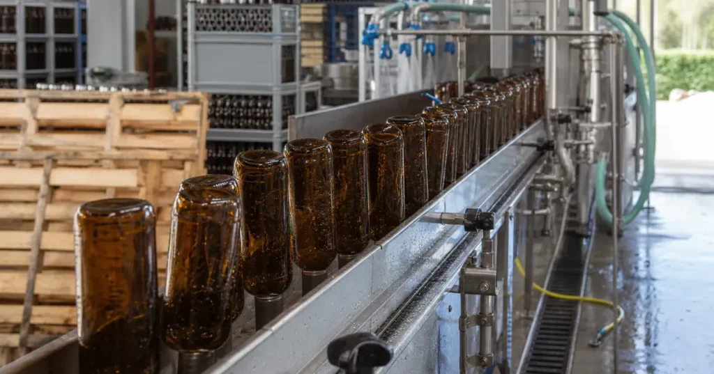 À la Brasserie du Comté, les bouteilles reviennent pour repartir sur les